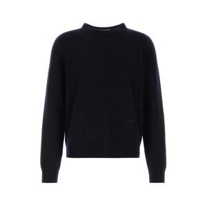 Fendi Men Navy Blue Cashmere Sweater